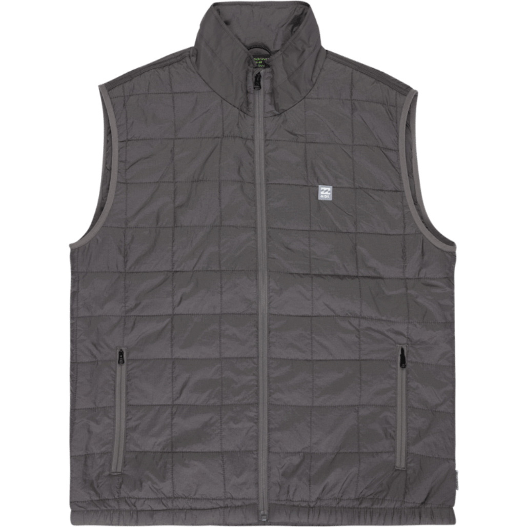 2026 Billabong Mens Rockies Puffer Vest EBYJK00157 - Pewter